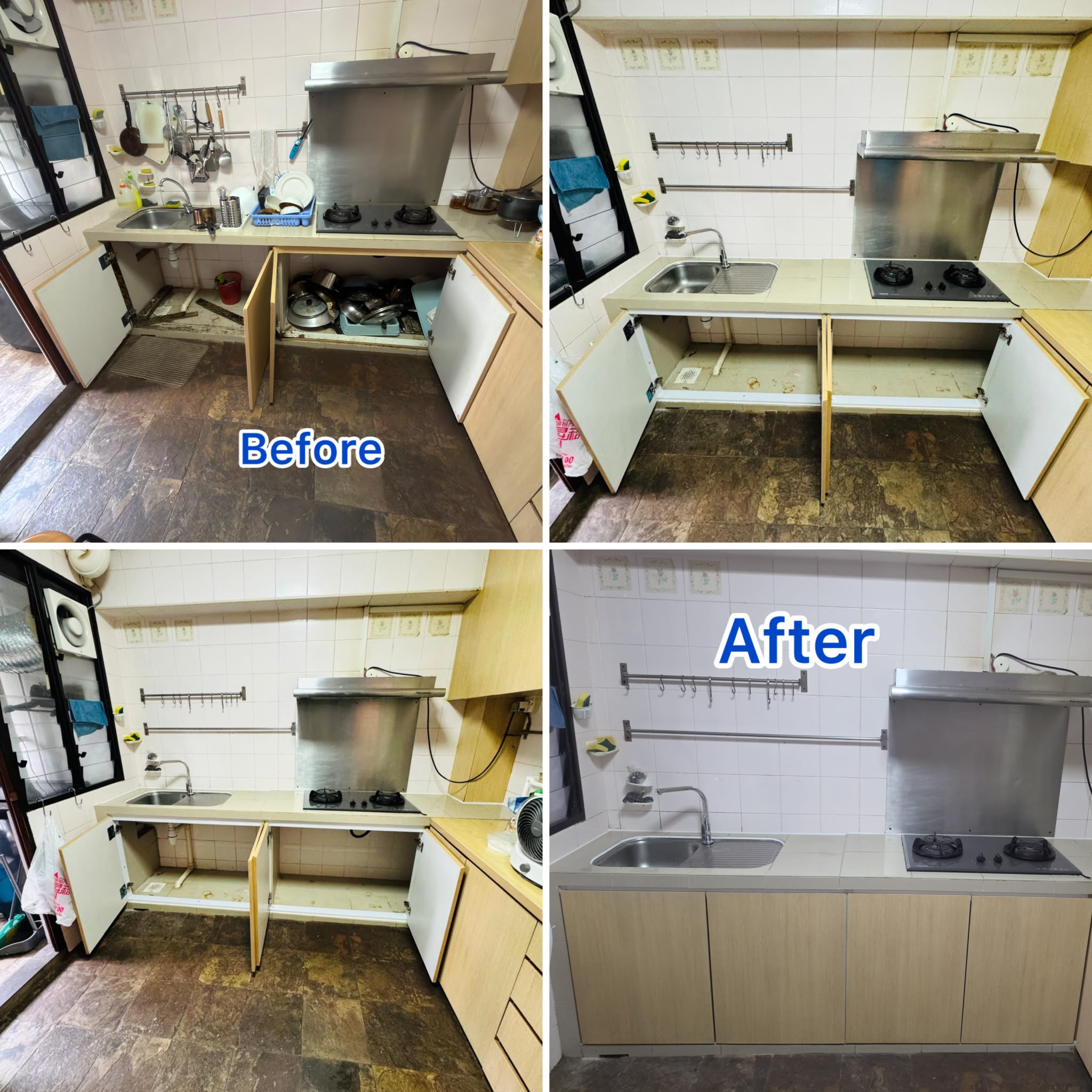 Kitchen Sink Base Cabinet Repair & Replacement Service